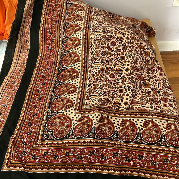 Other - NWOT BoHo bedspread or wall hanging brown/black/mustard/multi color 64x90”